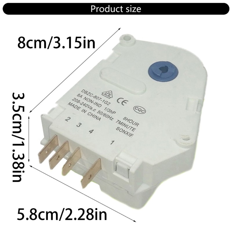 Refrigerator Defrost Timer DBZC-807-1G2 Efficient Ice Build Up Management Module