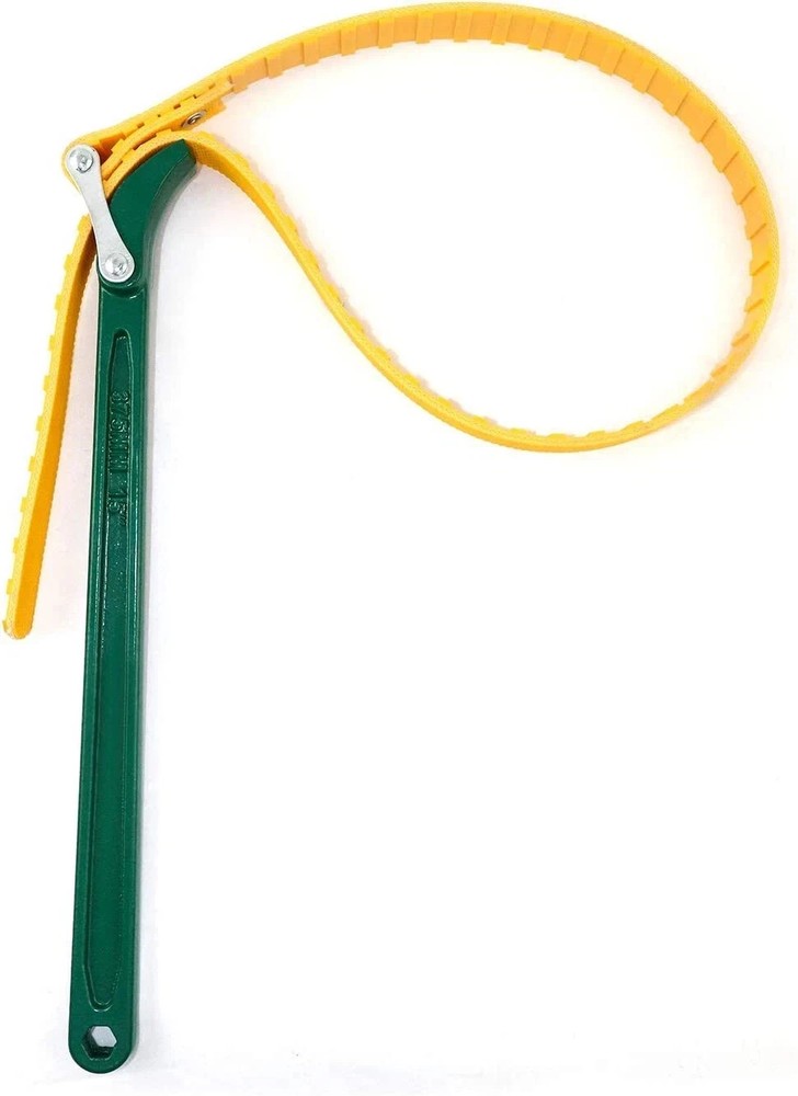 15-Inch Adjustable Belt Strap Wrench, Multi-Purpose Oil Filter Tool