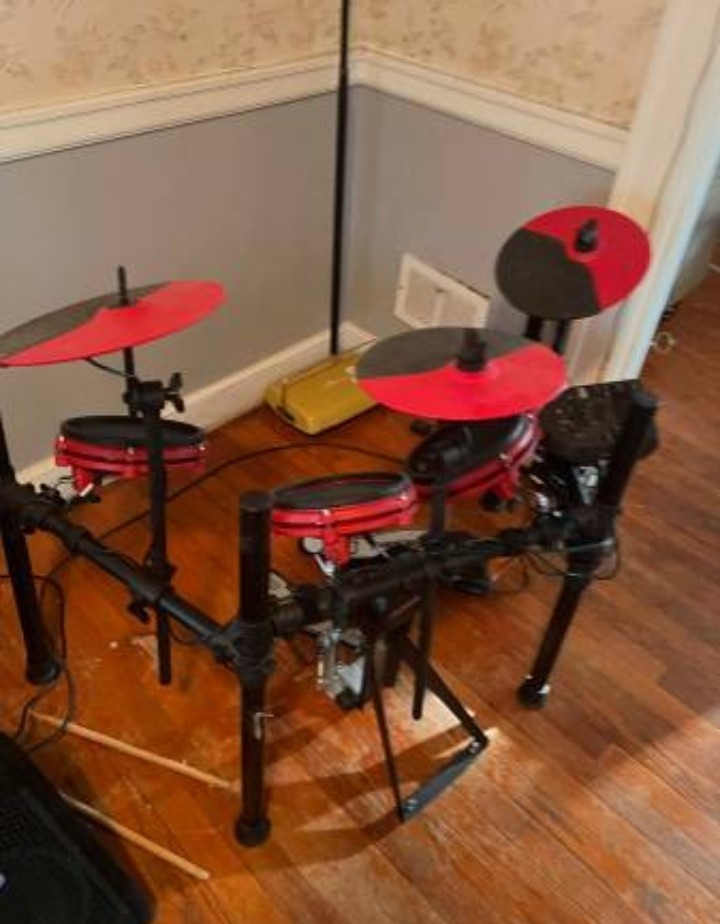 Alesis DA2108 8-Piece Electronic Drum Kit - Red