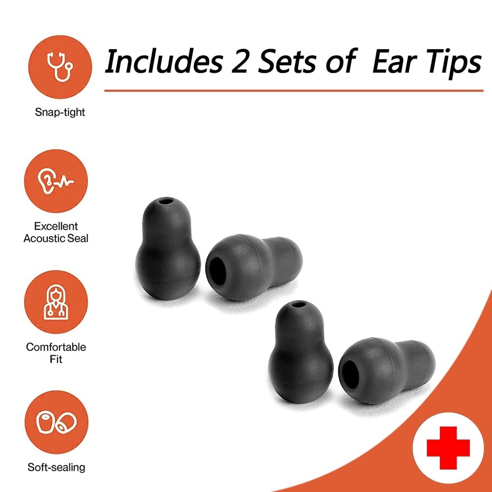 Littman-Compatible Stethoscope Replacement Kit - Ear Tips & Diaphragm Included