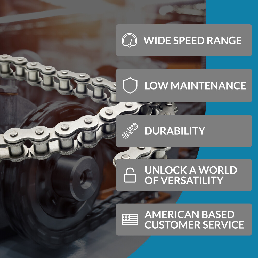 (5 Pack) PGN #60 Roller Chain Offset Links - 3/4" Pitch - Half Link