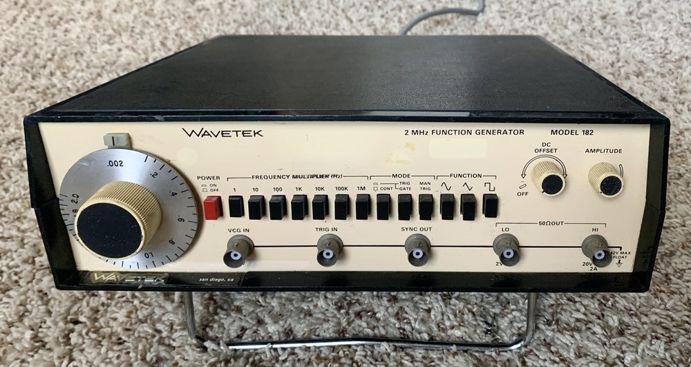 WAVETEK Model 182 Function Generator, 2 Mz