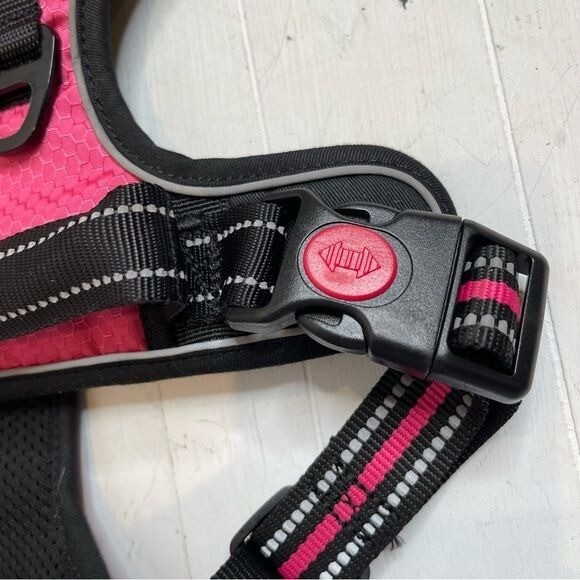 TobeDRI No Pull Reflective Pink Dog Harness Size Medium