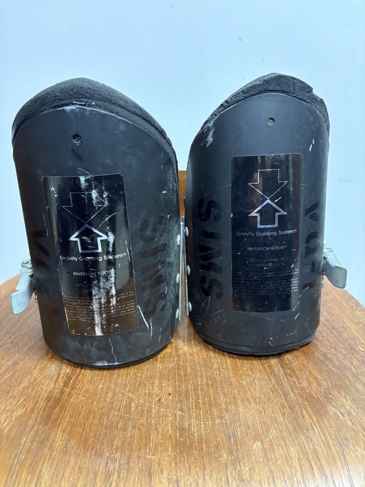 Vintage 1980’s Gravity Guiding System Metal Inversion Boots