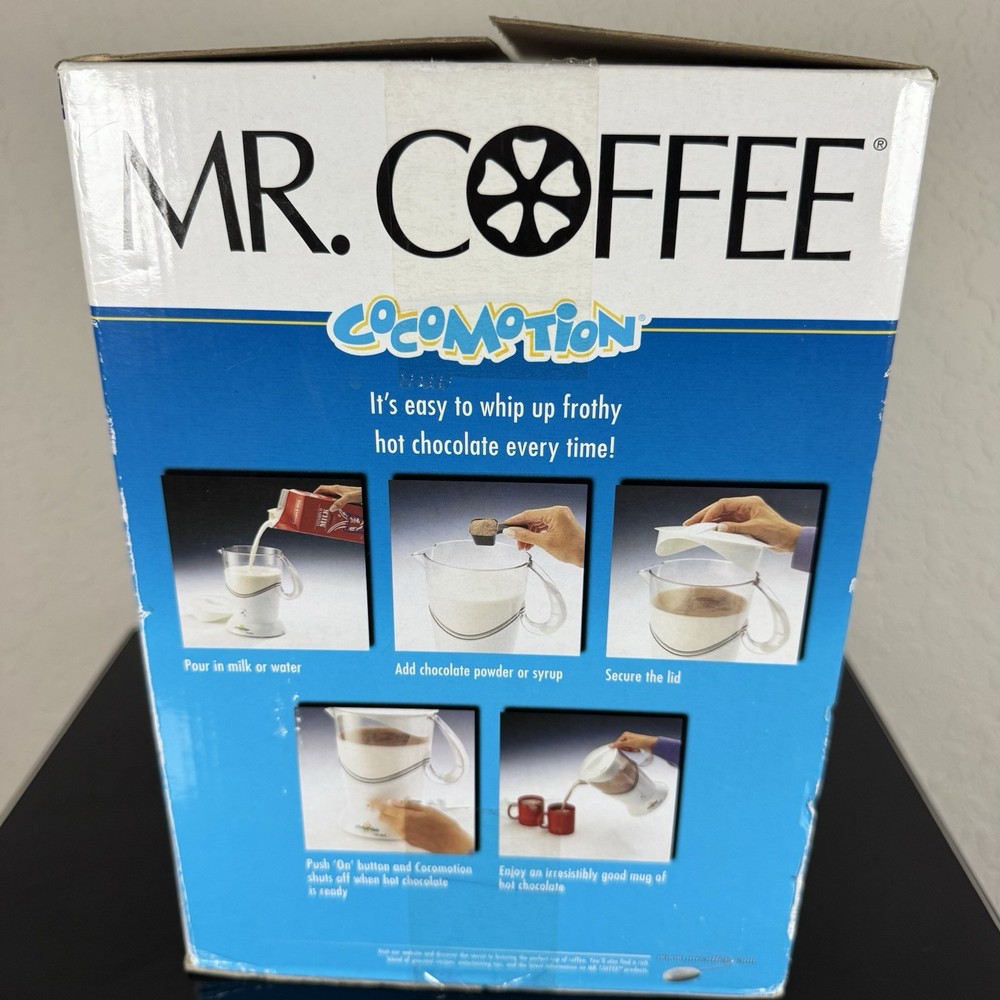 New Mr. Coffee Cocomotion HC4 Automatic Hot Chocolate Maker 4 Cup
