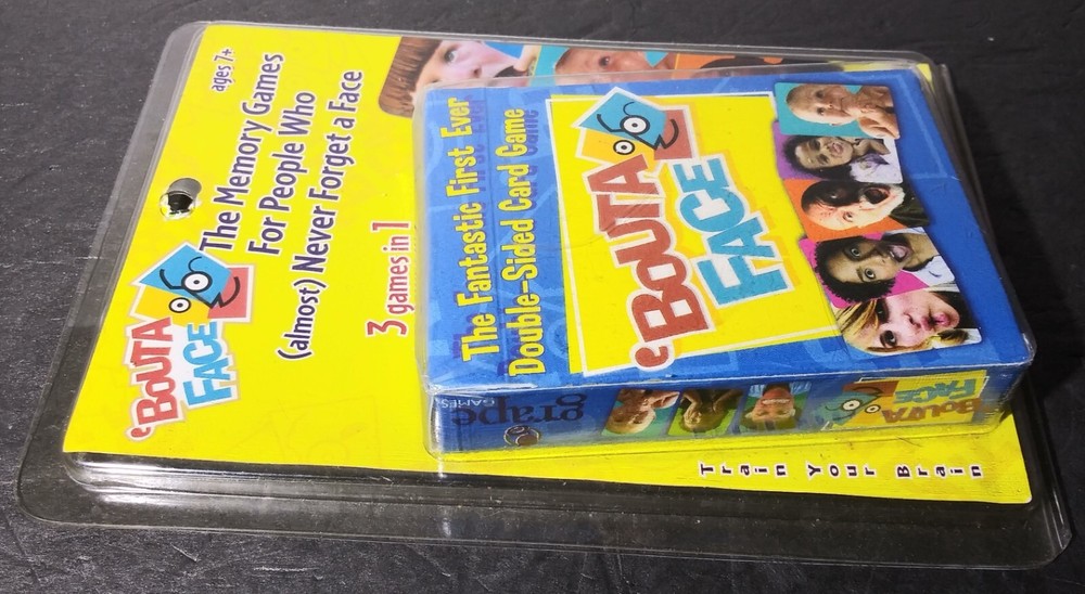 Grape Games 'Bouta Face Memory Card Game Ages 7+