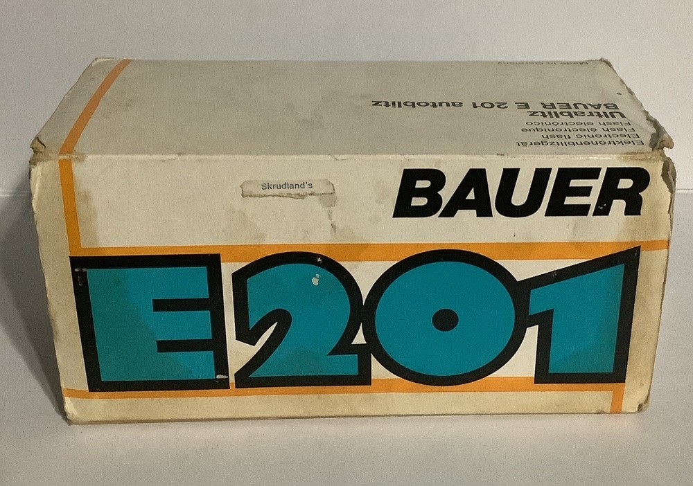 Vintage Ultrablitz Bauer E201 Autoblitz Flash, Germany *NOS*