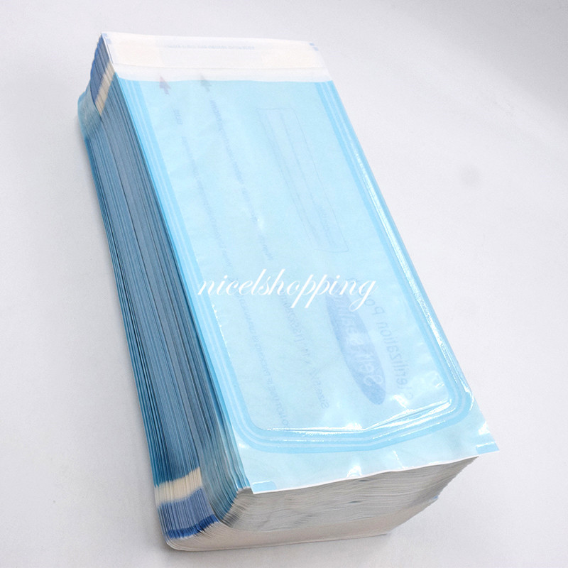 6Sizes Dental Autoclave Pouch Premium Sterilization Self-Sealing Variable 200 Pc