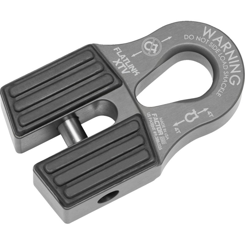 Factor 55 00070-06 Flatlink XTV Winch Shackle Mount - Gray
