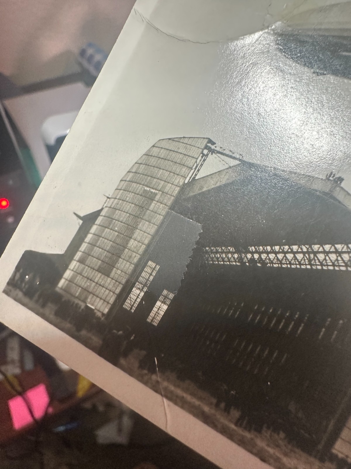 1936 Hindenburg LZ129 First Return Flight RPPC Postcard Lakehurst to Frankfurt