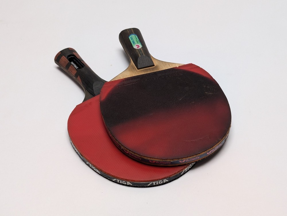 2 pcs. STIGA & BUTTERFLY Racket (USED).