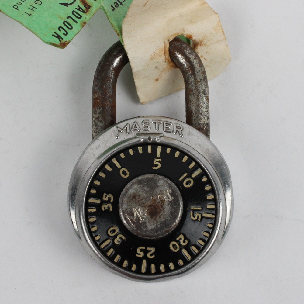 VTG Master Lock Co. Padlock with Combination FLAWED