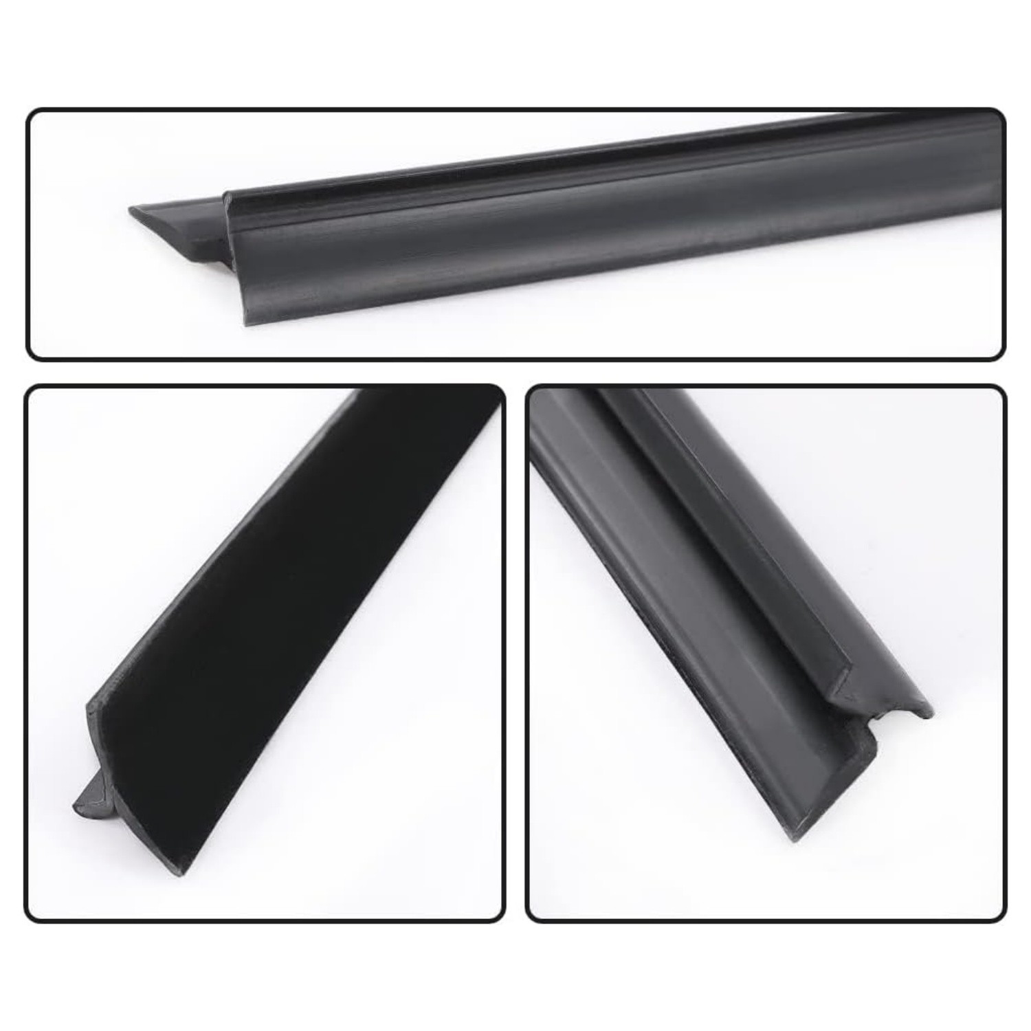 Fit For Chevy GMC Truck Inner & Outer Front Window Sweep Felt Seal Weatherstrip