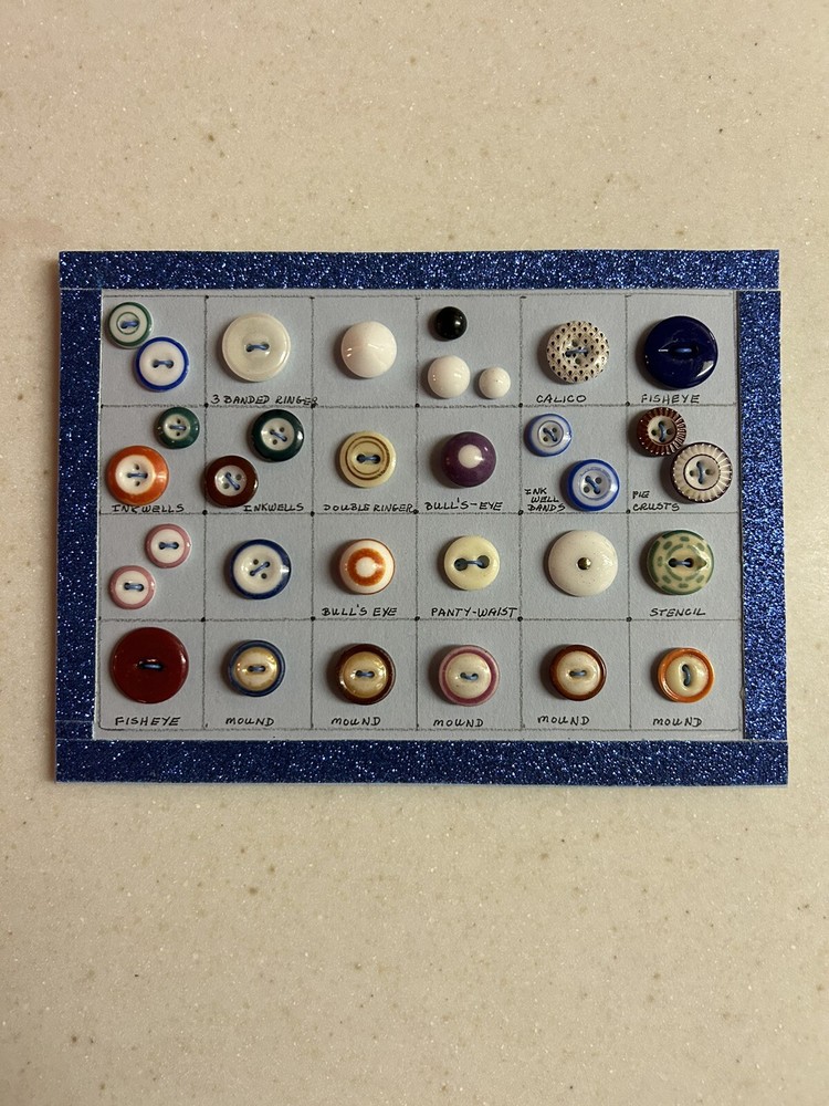VINTAGE CHINA BUTTONS