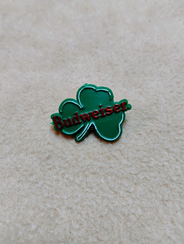 Budweiser Shamrock Lapel Pin