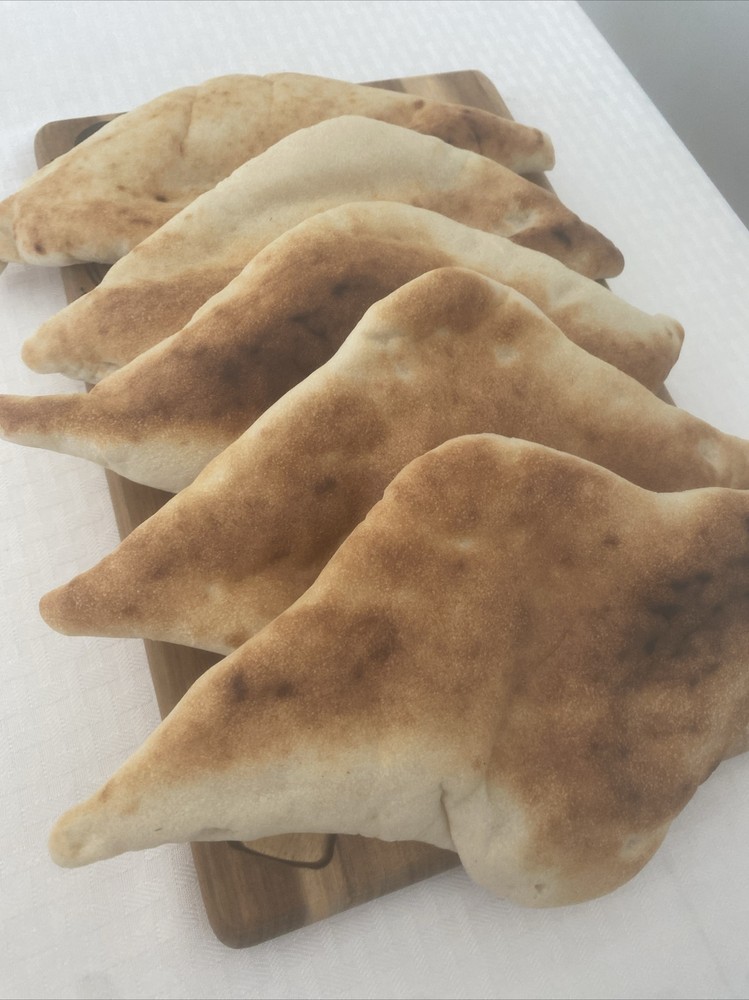 Middle Eastern Iraqi Samoon - All Natural Handmade Bread 5 Count x 2 Pack=10 pcs