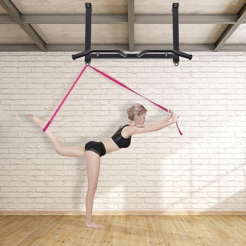 32" Ceiling Mounted Pull up Bar - Heavy Duty, Highly Adjustable, Multifunctional