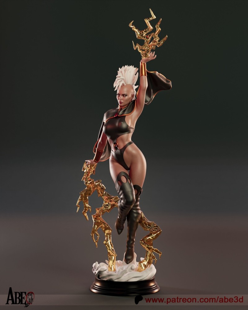 Storm Statue 3D Print Unpainted/Unassembled