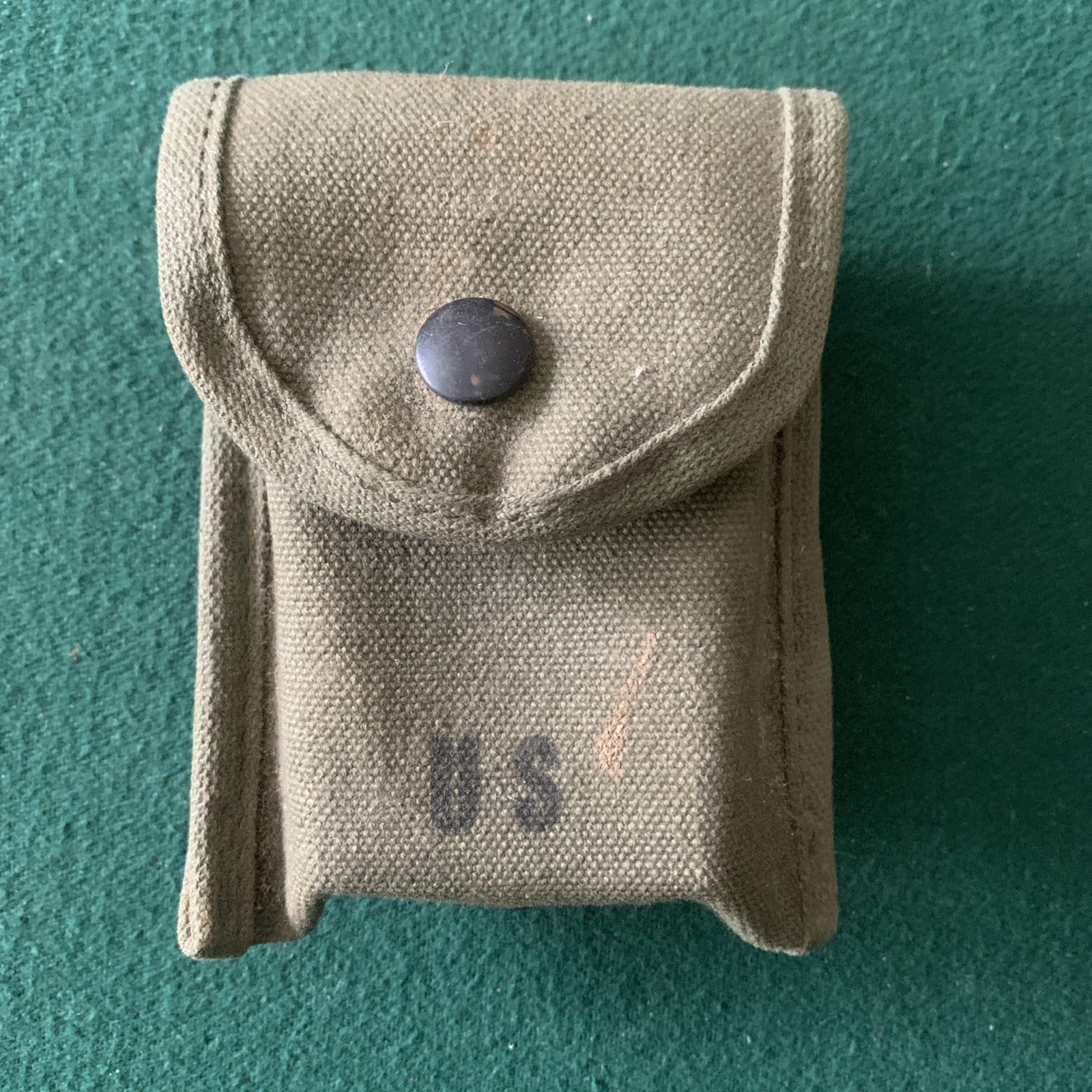 Vintage US Military Field Dressing First Aid Kit, Unopened w/ Canvas Pouch