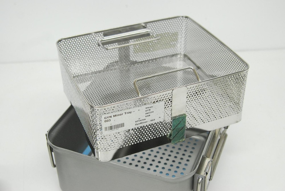 V. Mueller Genesis CD1-6B Sterilization Container W/ Filter Holders, Basket