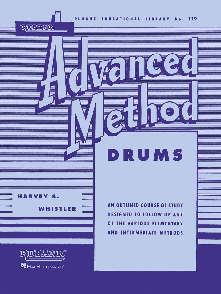 Rubank Advanced Method for Drums Music Lessons Studies Rudiments Etudes Book