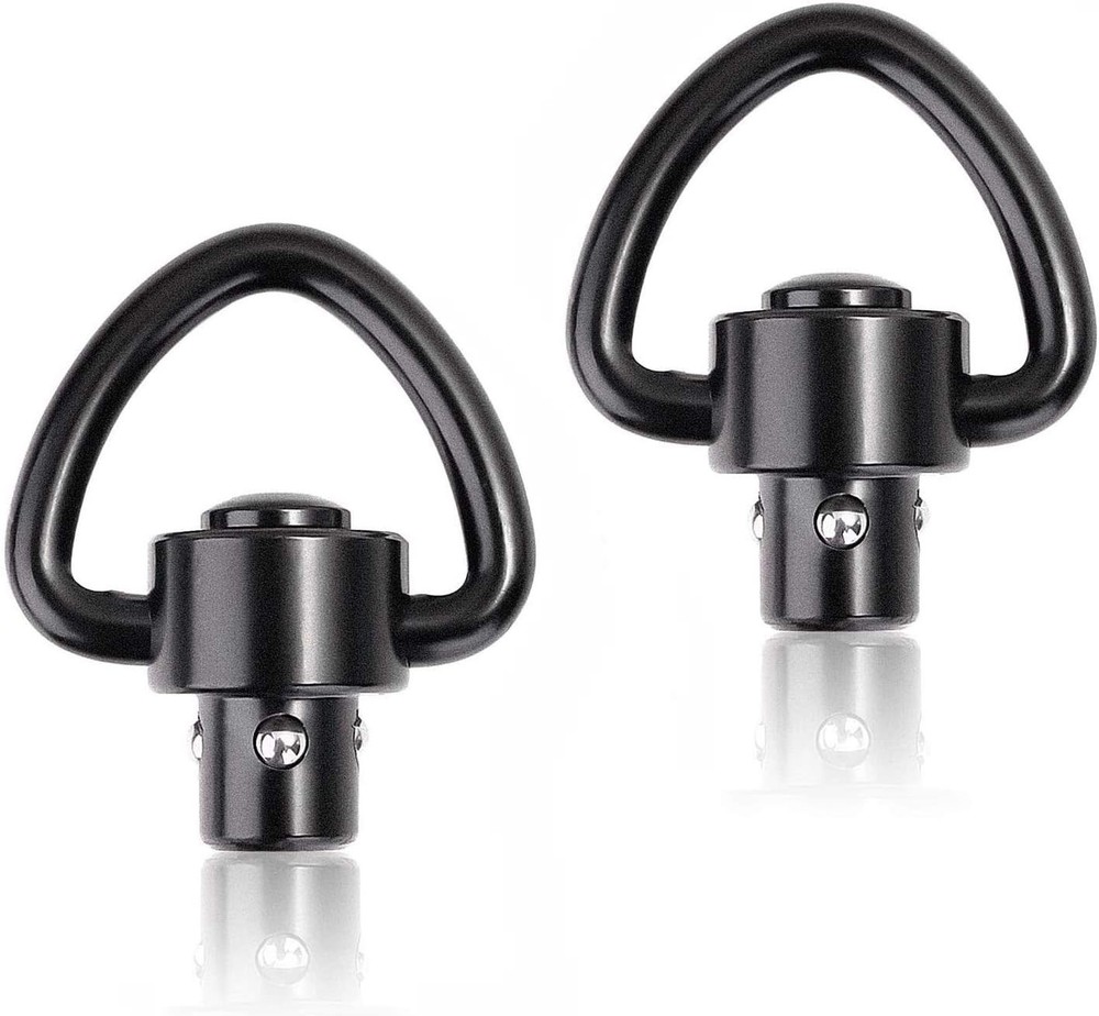2-Pack Durable Two Point Sling Mounts with 360° Rotation for Flexibility