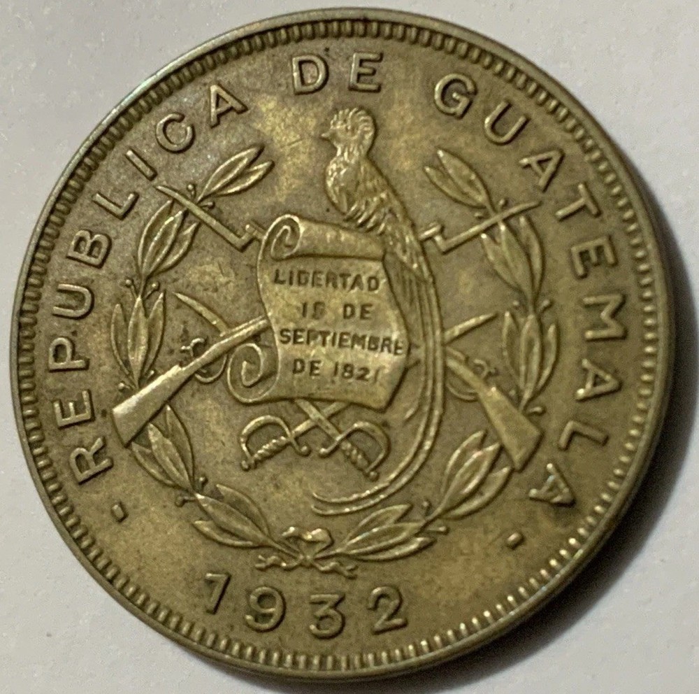 1932 Guatemala 1 Centavo HG