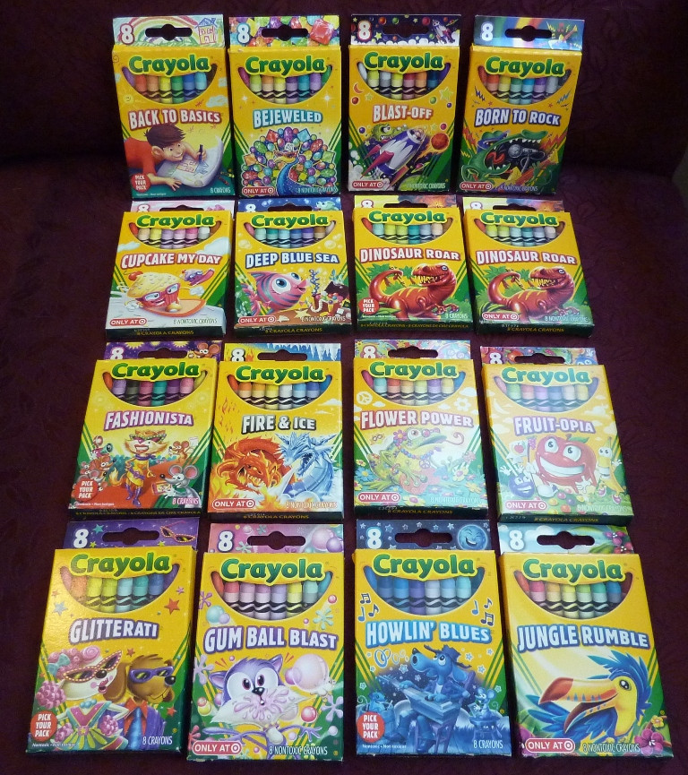 Crayola Crayons Target Exclusive Pick Your Pack 8 count box, 2011-2014 PLS READ
