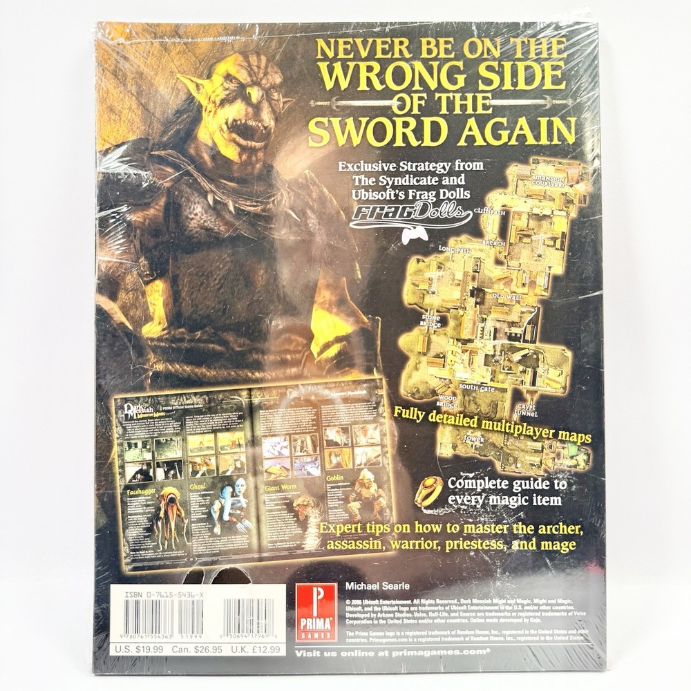 Dark Messiah Might & Magic Prima Guide NEW Sealed (Read Desc)