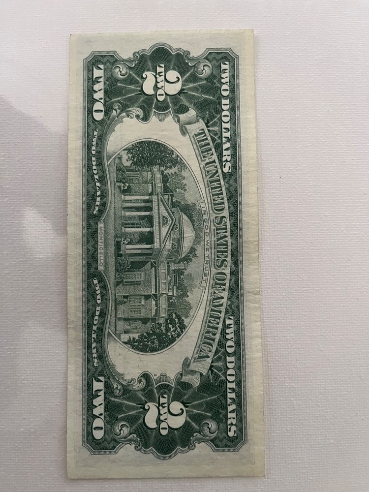 $2 Dollar Bill Yellow Seal