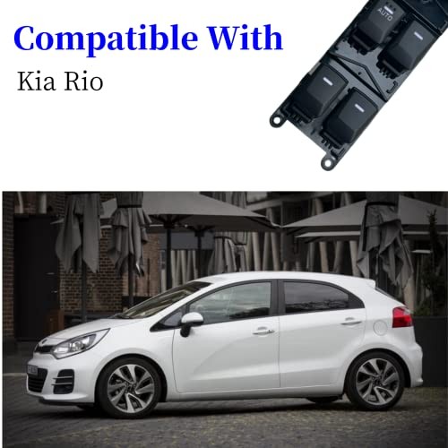 Power Window Master Switch Compatible with Kia Rio 2012 2013 2014 2015 Replace
