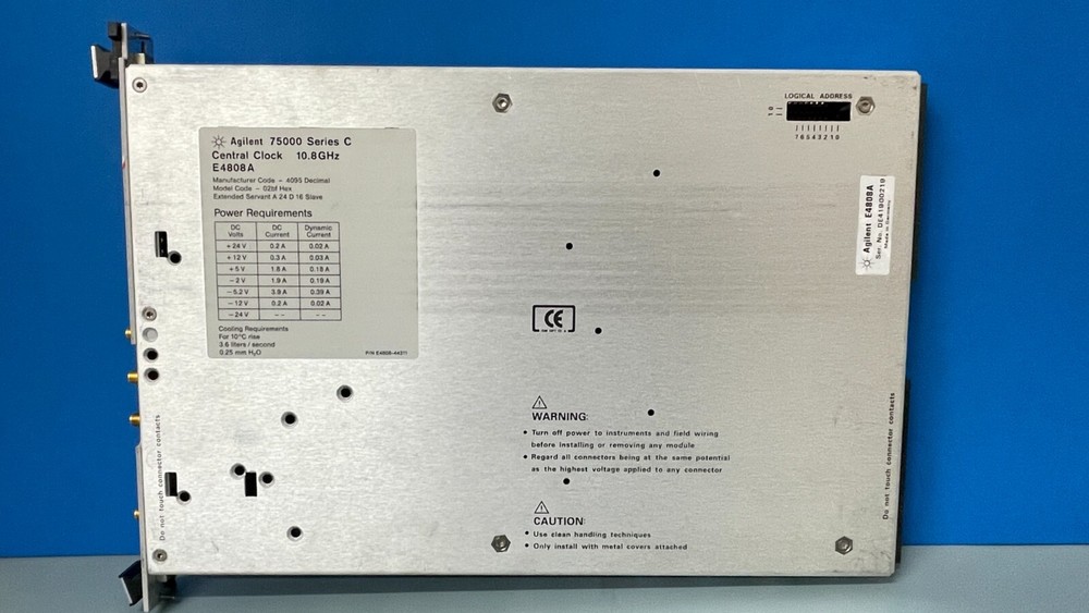 Agilent E4808A 75000 Series C Central Clock 10.8 GHz Module
