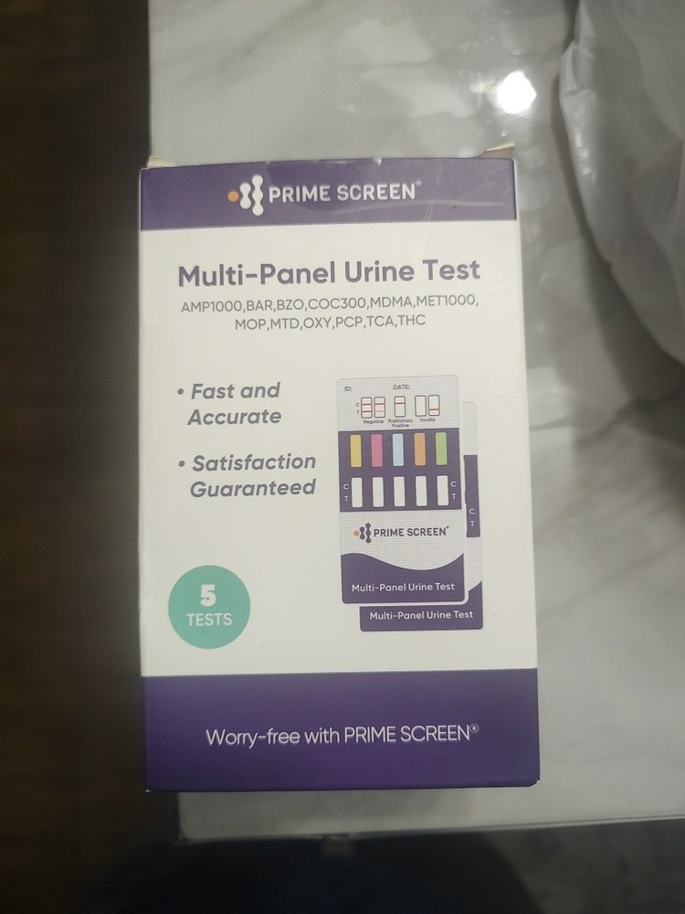 Prime Screen Multi-Panel Urine Test - 5 Tests