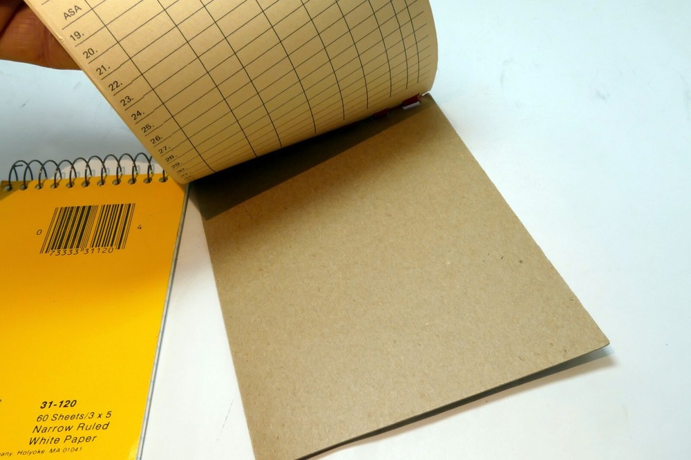 Photo-Graphic worksheet 4X5" notebook notes
