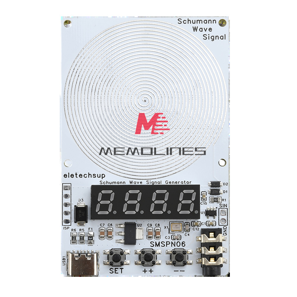 Adjustable 0.01Hz~9999Hz Frequency Schumann Wave Generator 4Bit Digital Display