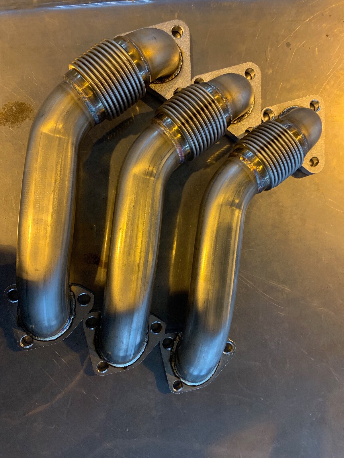 6.6L Duramax Heavy Duty Upgraded 304SS Up Pipes W/ Gaskets For 01-16 GMC Chevy