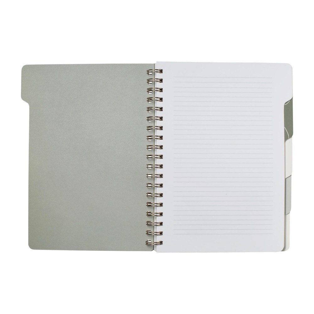 Fringe Studio Large Tab Notebook, "Modern Eucalyptus", Flexible Eucalyptus