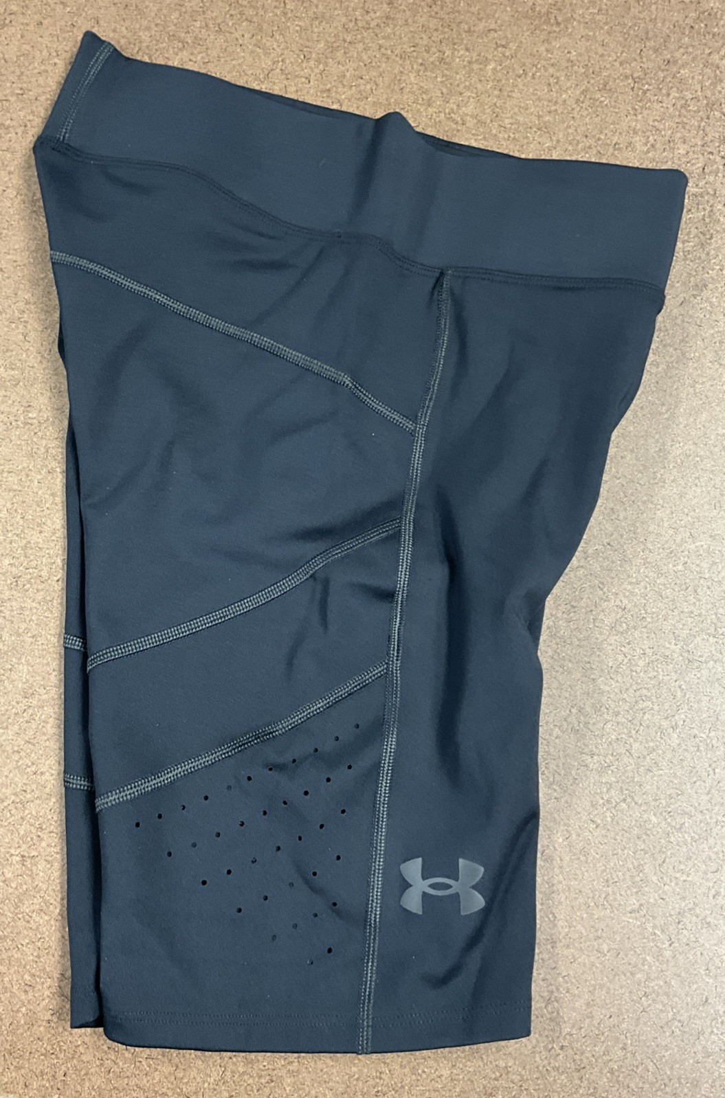 $50 Under Armour UA Speedpocket Half Tight Shorts Mens Medium 1373218 001 NEW