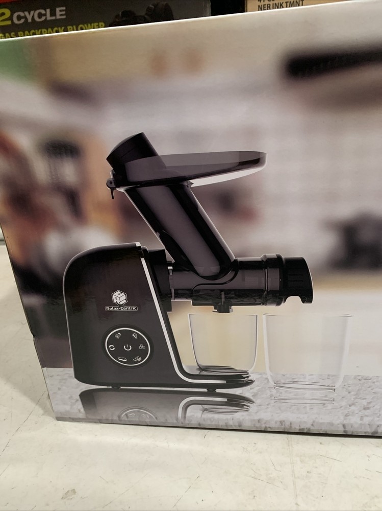 Relax-centric Juicer Machines, Slow Masticating Juicer White
