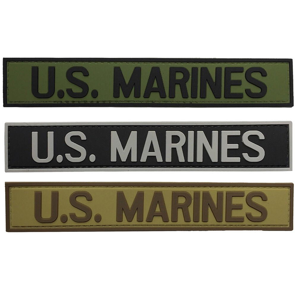 G-FORCE U.S. Marines Hook & Loop Airsoft Military Tactical PVC Morale Patch