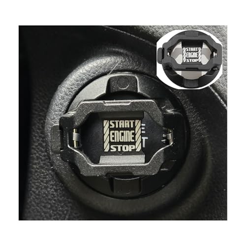 Cool Push to Start Button Cover, Engine Start Stop Button Cover, Car Interior