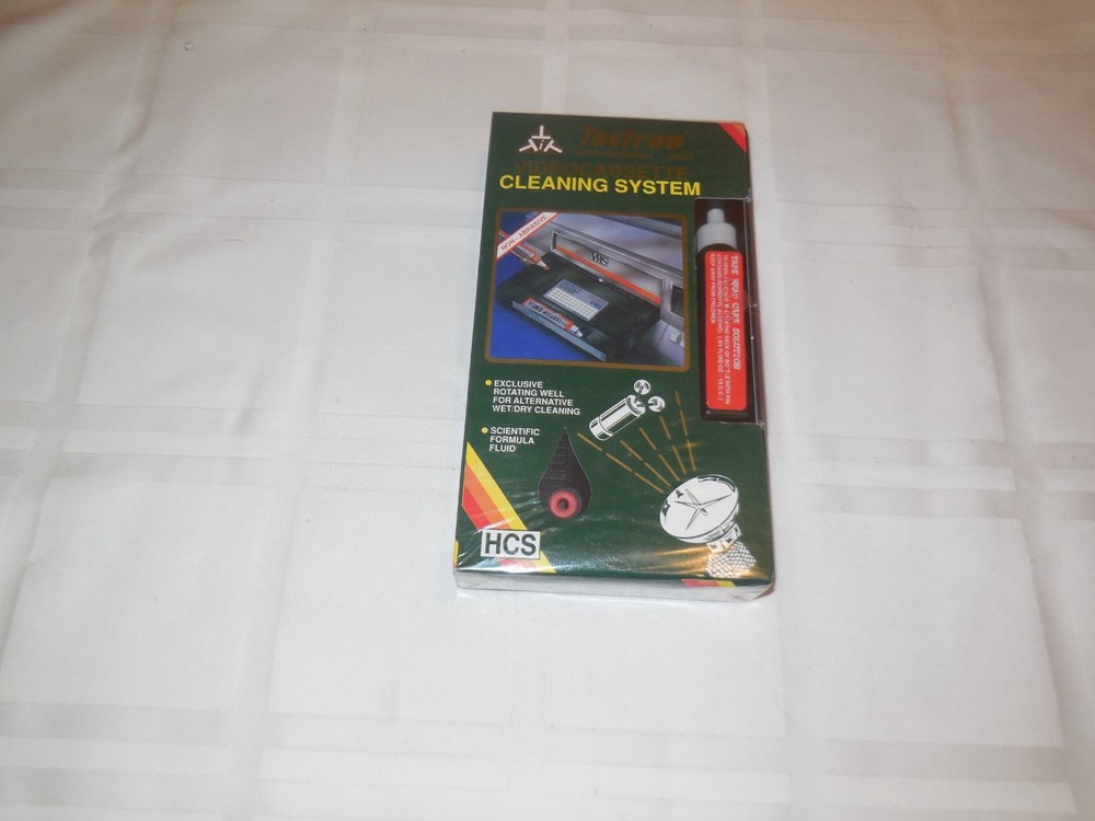 Tectron Videocassette Cleaning System. New condition. Sealed.