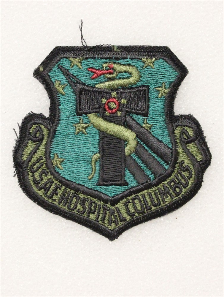 USAF Air Force Patch 4379: Hospital Columbus - subdued