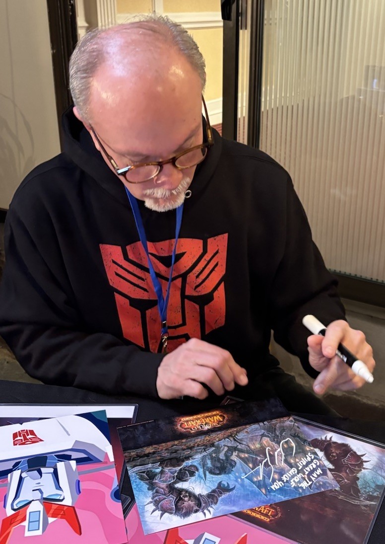 Dick Terhune hand signed WORLD OF WARCRAFT The Worgen photo auto voice game