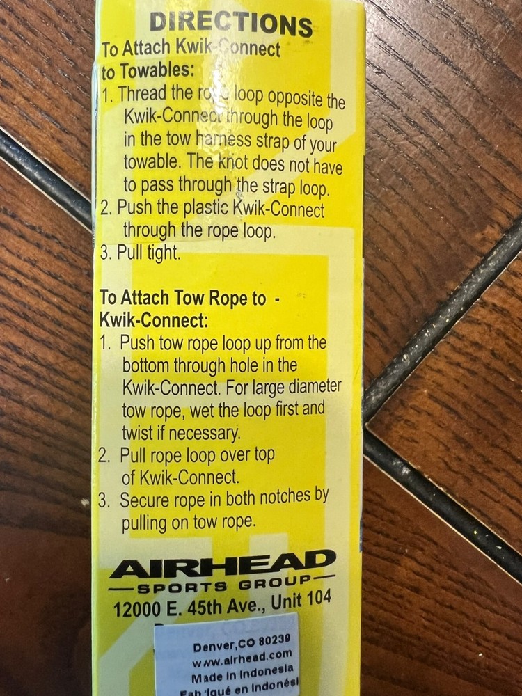AIRHEAD AHKC-1 Kwik-Connect Rope