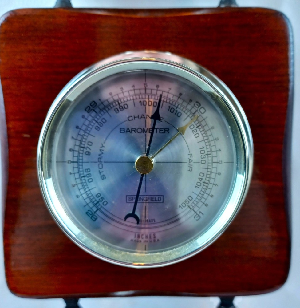 Wall Indoor Thermometer Barometer Humidity Guage Springfield Eagle