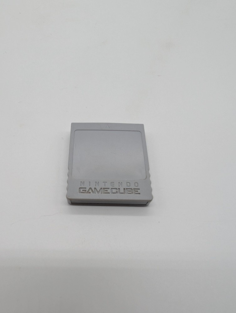 Official Nintendo GameCube Memory Card Authentic, Gray DOL-008