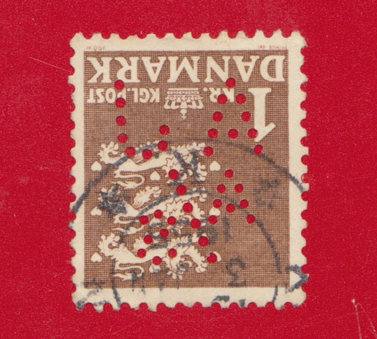 USED DENMARK #297 WITH AJ A/S PERFIN