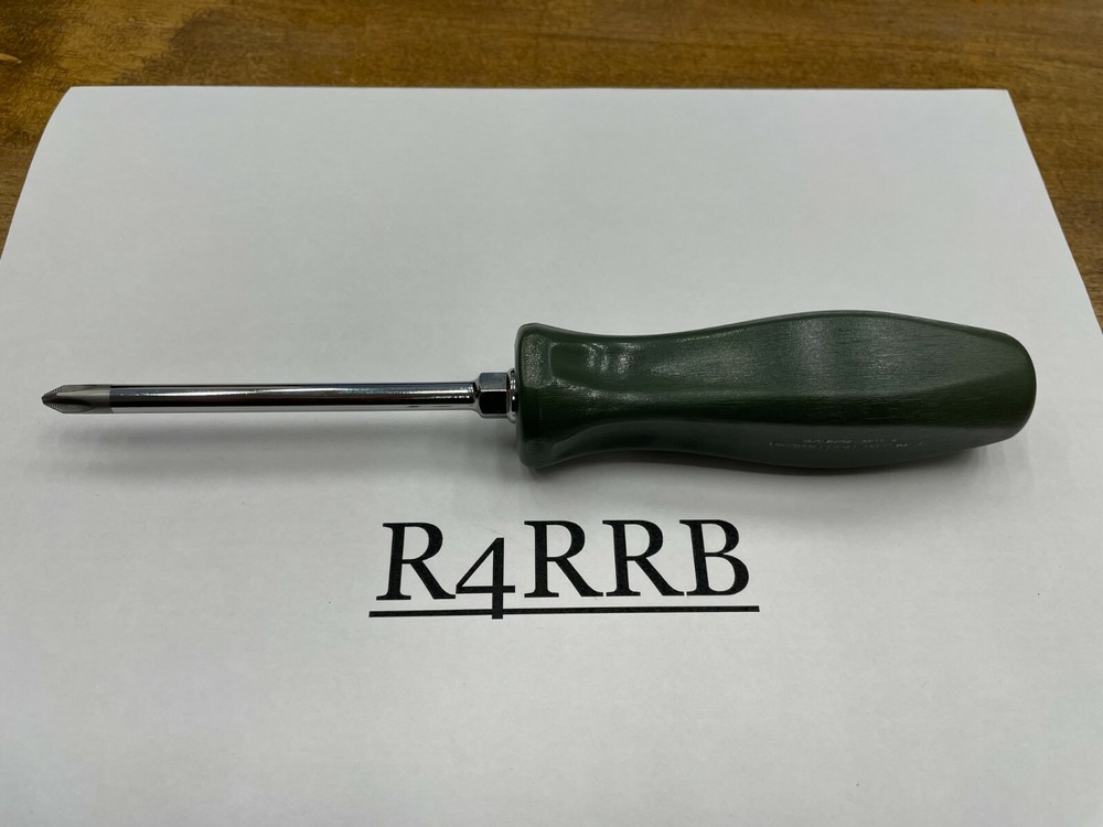 Snap-on Tools NEW COMBAT GREEN Hard Handle #2 Phillips Screwdriver SDDP42IRACG