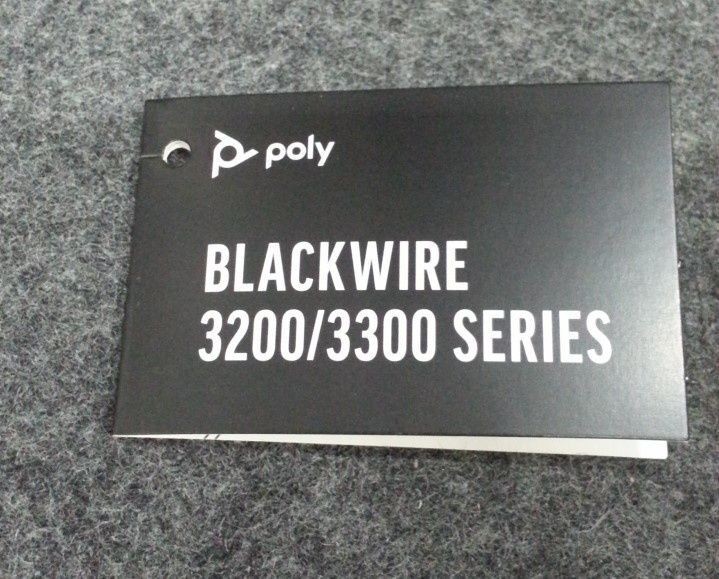 POLY Blackwire 3225 Stereo USB-C Headset With Microphone Black
